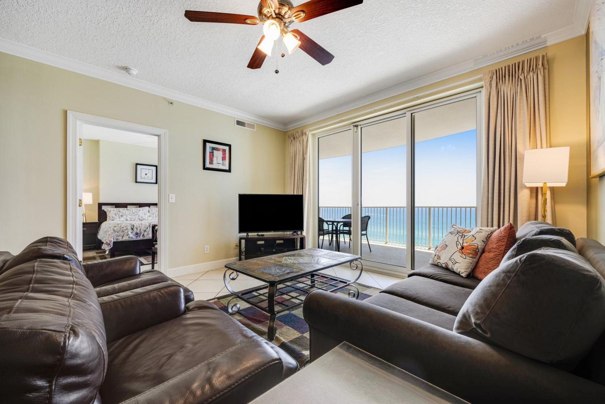 Parking Included-Beachfront 2Bd Ocean Villa! Gorgeous Amenities, Private Complex Panama City Beach Buitenkant foto